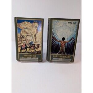 Karl May Lot of 2 German Hardcovers 1957 Karl-May-Verlag Adventure